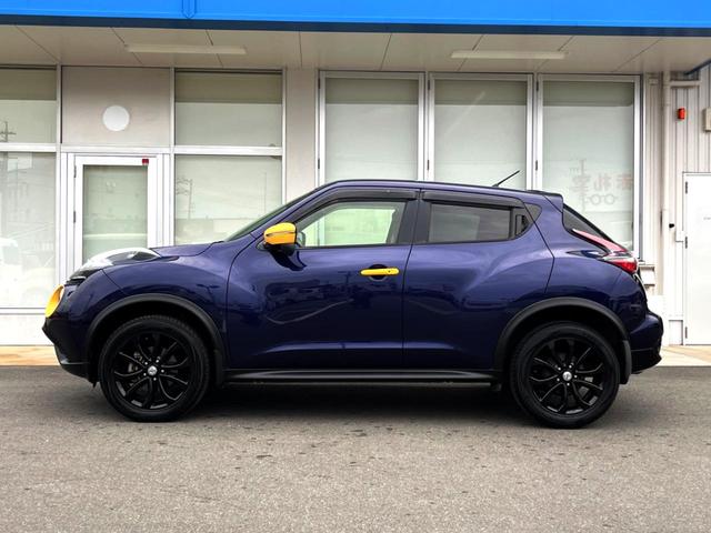 ジューク 15RX パーソナライゼーション 純正SDナビ バックカメラ スマートキー HIDヘッド ETC オートライト オートエアコン 純正17インチアルミ Bluetooth CD DVD再生 フルセグ(35枚目)