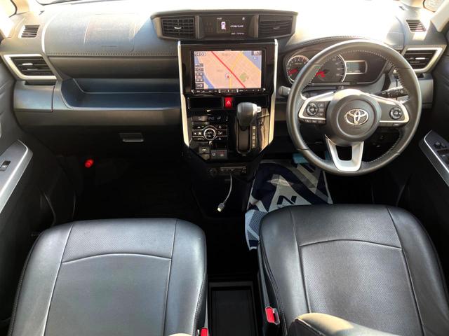 ルーミー カスタムＧ－Ｔ　両側電動スライドドア　９型ナビ　全周囲カメラ　衝突軽減装置　禁煙車　シートヒーター　ドラレコ　コーナーセンサー　スマートキー　ＬＥＤヘッド　ＥＴＣ　オートブレーキホールド　オートライト（2枚目）