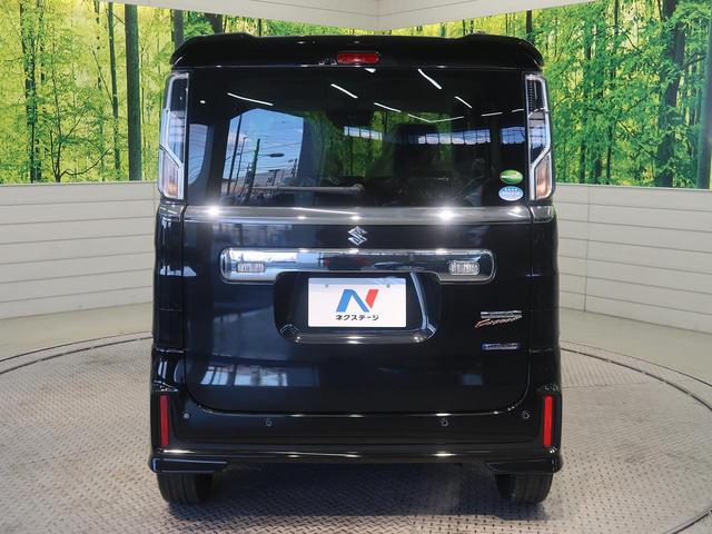 ハイブリッドXS 禁煙車 両側電動スライドドア スズキセーフティサポート クリアランスソナー シートヒーター 車線逸脱警報機能 LEDヘッドライト LEDフロントフォグライト 純正アルミホイール ステアリングスイッチ(17枚目)