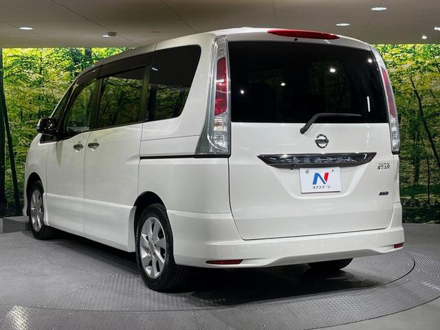 セレナ ハイウェイスター Vセレクション 両側電動ドア 純正SDナビ バックカメラ 禁煙車 スマートキー ビルトインETC クルコン オートライト オートエアコン 純正16インチアルミ リアエアコン Bluetooth CD DVD再生(52枚目)
