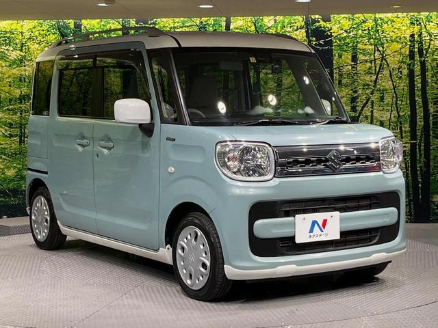 スペーシア ハイブリッドＸ　両側電動スライドドア　純正ＳＤナビ　バックカメラ　衝突被害軽減システム　禁煙車　シートヒーター　ドライブレコーダー　コーナーセンサー　スマートキー　ＥＴＣ　車線逸脱警報　オートライト　オートエアコン（16枚目）