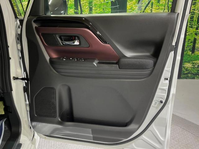 スペーシアカスタム ハイブリッドＸＳターボ　ターボ　届出済未使用車　メーカー９インチナビ　全周囲カメラ　両側電動ドア　衝突被害軽減システム　レーダークルーズ　ハーフレザーシート　コーナーセンサー　スマートキー　ＬＥＤヘッド　オートハイビーム（25枚目）