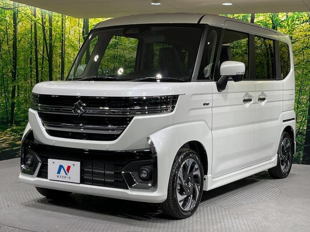 スペーシアカスタム ハイブリッドＸＳターボ　ターボ　届出済未使用車　メーカー９インチナビ　全周囲カメラ　両側電動ドア　衝突被害軽減システム　レーダークルーズ　ハーフレザーシート　コーナーセンサー　スマートキー　ＬＥＤヘッド　オートハイビーム（56枚目）