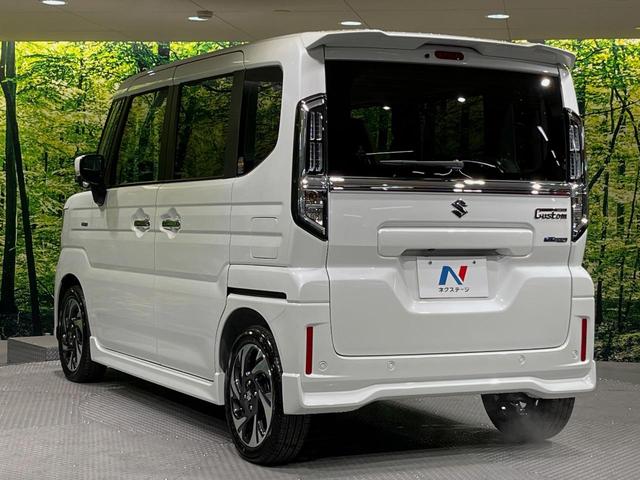 スペーシアカスタム ハイブリッドＸＳターボ　ターボ　届出済未使用車　メーカー９インチナビ　全周囲カメラ　両側電動ドア　衝突被害軽減システム　レーダークルーズ　ハーフレザーシート　コーナーセンサー　スマートキー　ＬＥＤヘッド　オートハイビーム（57枚目）