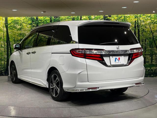 オデッセイ アブソルート　両側電動スライドドア　バックカメラ　衝突被害軽減システム　禁煙車　ハーフレザーシート　スマートキー　ＬＥＤヘッドライト　ビルトインＥＴＣ　クルコン　オートライト　オートエアコン　純正１７インチアルミ（58枚目）