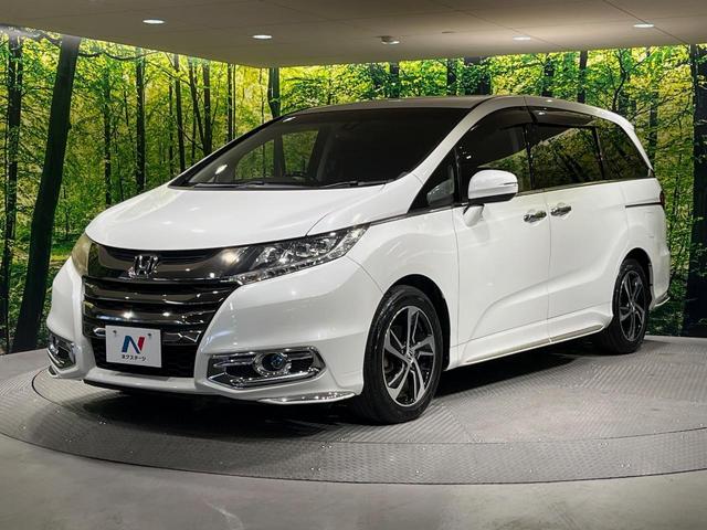 オデッセイ アブソルート　両側電動スライドドア　バックカメラ　衝突被害軽減システム　禁煙車　ハーフレザーシート　スマートキー　ＬＥＤヘッドライト　ビルトインＥＴＣ　クルコン　オートライト　オートエアコン　純正１７インチアルミ（59枚目）