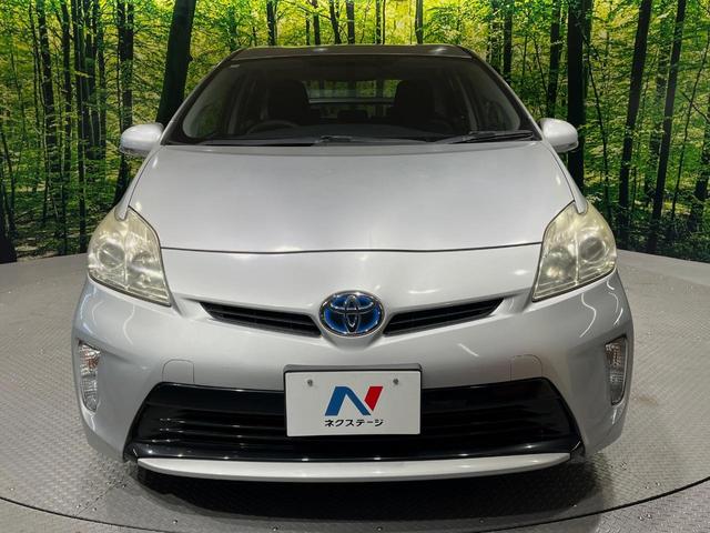 プリウス L 純正SDナビ バックカメラ 禁煙車 スマートキー ビルトインETC オートライト オートエアコン Bluetooth フルセグTV 電動格納ミラー(14枚目)