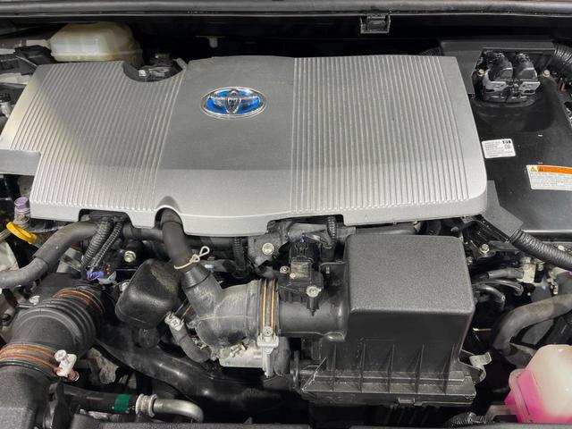 プリウス Ｓ　純正ナビ　バックカメラ　衝突軽減システム　レーダークルーズ　禁煙車　クリアランスソナー　スマートキー　ＬＥＤヘッド　ビルトインＥＴＣ　オートハイビーム　オートライト　オートエアコン（18枚目）