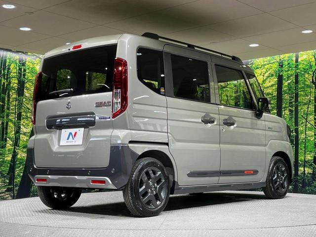 スペーシアギア ハイブリッドXZ メーカー9型ナビ 届出済未使用車 全周囲カメラ 両側パワースライドドア 衝突軽減システム レーダークルーズ シートヒーター ステアリングヒーター リアサーキュレーター 電子パーキング LEDヘッド(17枚目)