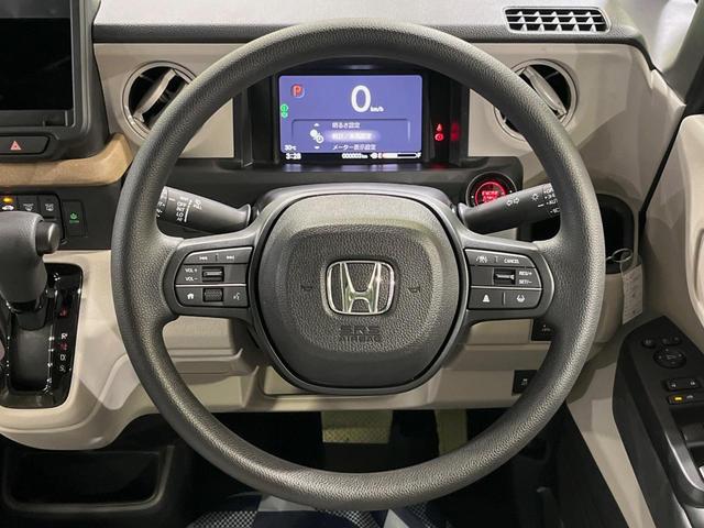 N-BOX ベースグレード 届出済未使用車 パワースライドドア 衝突軽減システム レーダークルーズ シートヒーター 電子パーキング オートブレーキホールド LEDヘッドライト スマートキー(11枚目)