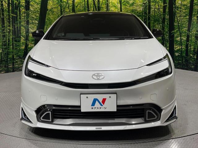 プリウス Ｚ　フルエアロ　バックカメラ　衝突被害軽減システム　レーダークルーズ　禁煙車　電動リアゲート　レザー調シート　前席シートエアコン　パワーシート　コーナーセンサー　スマートキー　ＬＥＤヘッド　ＥＴＣ２．０（14枚目）