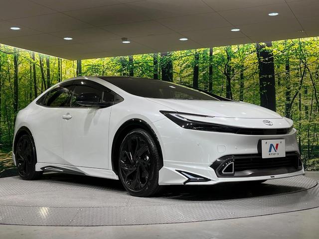 プリウス Ｚ　フルエアロ　バックカメラ　衝突被害軽減システム　レーダークルーズ　禁煙車　電動リアゲート　レザー調シート　前席シートエアコン　パワーシート　コーナーセンサー　スマートキー　ＬＥＤヘッド　ＥＴＣ２．０（16枚目）