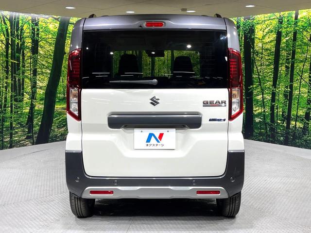 スペーシアギア ハイブリッドＸＺ　届出済未使用車　両側電動ドア　衝突被害軽減システム　コーナーセンサー　スマートキー　ＬＥＤヘッド　ルーフレール　純正１４インチアルミ　オートハイビーム　車線逸脱警報　オートライト　オートエアコン（15枚目）