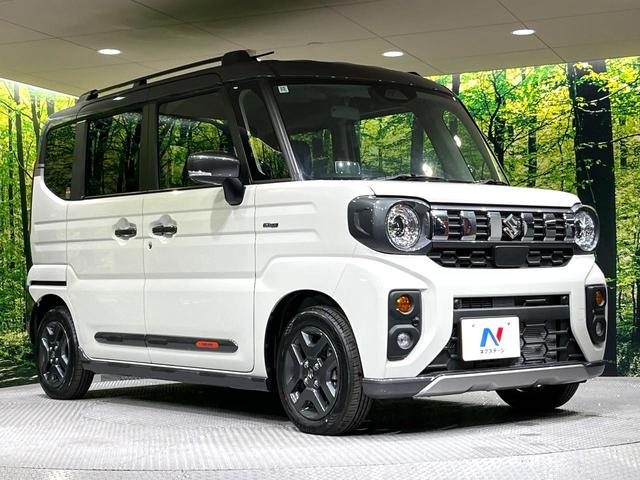 スペーシアギア ハイブリッドＸＺ　届出済未使用車　両側電動ドア　衝突被害軽減システム　コーナーセンサー　スマートキー　ＬＥＤヘッド　ルーフレール　純正１４インチアルミ　オートハイビーム　車線逸脱警報　オートライト　オートエアコン（16枚目）