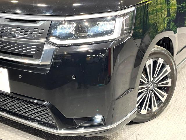 ステップワゴン ｅ：ＨＥＶスパーダ　プレミアムライン　純正１１．４型ナビ　両側電動ドア　全周囲カメラ　衝突被害軽減システム　禁煙車　電動リアゲート　ハーフレザーシート　コーナーセンサー　ＬＥＤヘッド　ビルトインＥＴＣ　純正１７インチアルミ（13枚目）