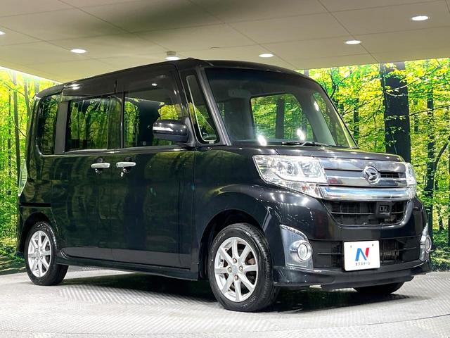 タント カスタムＸ　トップエディションＳＡ　電動スライドドア　衝突被害軽減システム　禁煙車　ハーフレザーシート　スマートキー　ＬＥＤヘッド　ＥＴＣ　純正１４インチアルミ　オートライト　オートエアコン　Ｂｌｕｅｔｏｏｔｈ　ＣＤ　ＤＶＤ再生（16枚目）