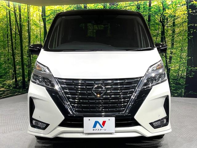 セレナ ハイウェイスターＶ　純正１０型ナビ　全周囲カメラ　ハンズフリー両側電動ドア　衝突軽減システム　禁煙車　ブラインドスポットモニター　リアオートエアコン　クルーズコントロール　ＥＴＣ　クリアランスソナー（15枚目）