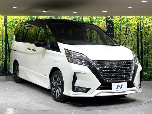 セレナ ハイウェイスターＶ　純正１０型ナビ　全周囲カメラ　ハンズフリー両側電動ドア　衝突軽減システム　禁煙車　ブラインドスポットモニター　リアオートエアコン　クルーズコントロール　ＥＴＣ　クリアランスソナー（17枚目）