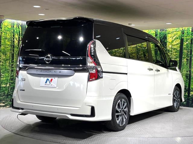 セレナ ハイウェイスターＶ　純正１０型ナビ　全周囲カメラ　ハンズフリー両側電動ドア　衝突軽減システム　禁煙車　ブラインドスポットモニター　リアオートエアコン　クルーズコントロール　ＥＴＣ　クリアランスソナー（18枚目）