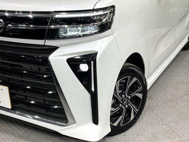 タント カスタムＸ　届出済未使用車　両側電動ドア　衝突被害軽減システム　コーナーセンサー　スマートキー　ＬＥＤヘッド　純正１４インチアルミ　車線逸脱警報　オートライト　オートエアコン　ＬＥＤフォグ（12枚目）