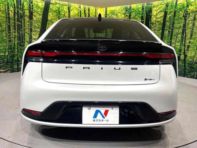 プリウス Z ガラスルーフ 全周囲カメラ 100V電源 衝突被害軽減システム レーダークルーズ 禁煙車 電動リアゲート レザーシート パワーシート コーナーセンサー スマートキー LEDヘッド ETC2.0(15枚目)