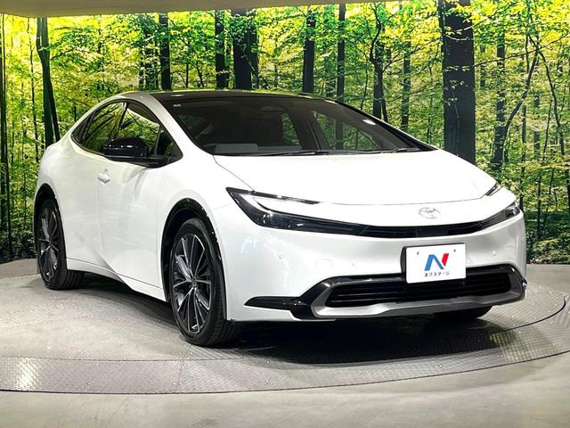 プリウス Z ガラスルーフ 全周囲カメラ 100V電源 衝突被害軽減システム レーダークルーズ 禁煙車 電動リアゲート レザーシート パワーシート コーナーセンサー スマートキー LEDヘッド ETC2.0(16枚目)