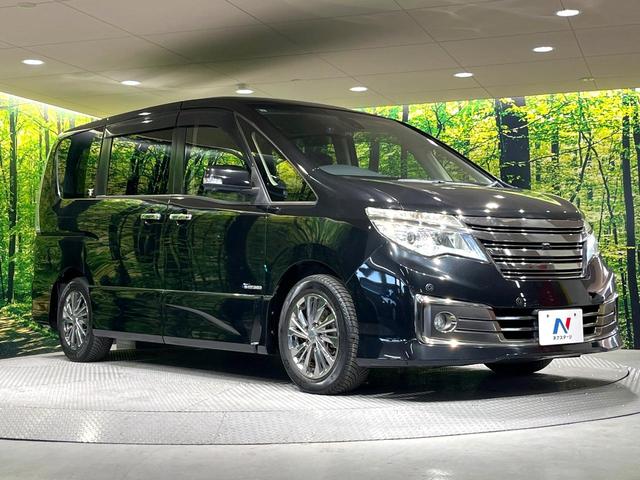 セレナ ライダーブラックラインS-HVアドバンスドセーフティ 両側電動ドア SDナビ 全周囲カメラ 衝突被害軽減システム コーナーセンサー スマートキー LEDヘッド ETC クルコン オートライト オートエアコン CD DVD再生(16枚目)