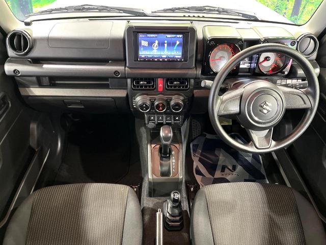 ジムニー XL AT 衝突軽減システム SDナビ バックカメラ ETC ドライブレコーダー 禁煙車 Bluetooth オートライト オートエアコン オートハイビーム 車線逸脱警報 ターボ 4WD(2枚目)