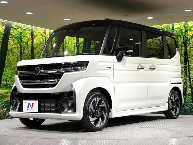 スペーシアカスタム ハイブリッドＸＳ　届出済未使用車　両側電動ドア　衝突軽減　レーダークルーズ　ハーフレザーシート　シートヒーター　ハンドルヒーター　コーナーセンサー　ヘッドアップディスプレイ　ＬＥＤヘッド　純正１５インチアルミ（24枚目）