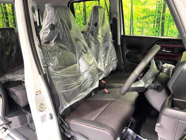 スペーシアカスタム ハイブリッドＸＳ　純正９型ナビ　全周囲カメラ　届出済未使用車　両側電動ドア　衝突軽減　ハーフレザーシート　シートヒーター　ハンドルヒーター　コーナーセンサー　スマートキー　ＬＥＤヘッド　純正１５インチアルミ（8枚目）