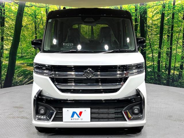 スペーシアカスタム ハイブリッドＸＳ　純正９型ナビ　全周囲カメラ　届出済未使用車　両側電動ドア　衝突軽減　ハーフレザーシート　シートヒーター　ハンドルヒーター　コーナーセンサー　スマートキー　ＬＥＤヘッド　純正１５インチアルミ（14枚目）