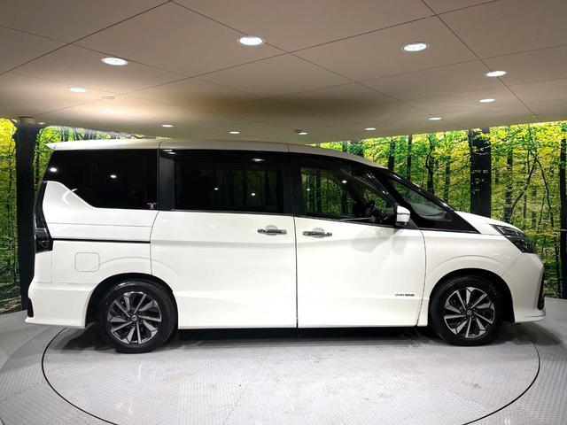 セレナ ハイウェイスターＶ　後席モニタ両側電動ドア　純正９インチナビ　全周囲カメラ　衝突被害軽減システム　禁煙車　ドラレコ　コーナーセンサー　スマートキー　ＬＥＤヘッド　ビルトインＥＴＣ　クルコン　純正１６インチアルミ（55枚目）