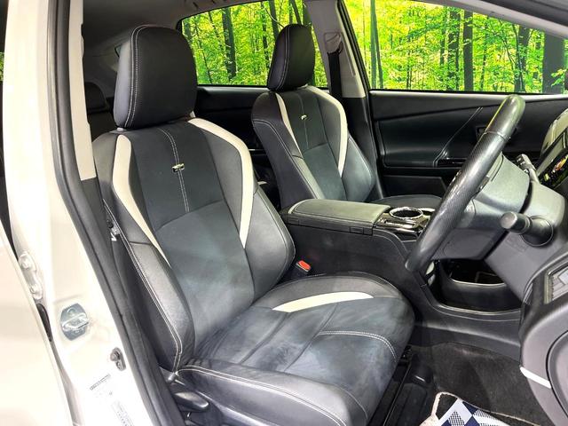 プリウスアルファ Ｓツーリングセレクション・Ｇ’ｓ　純正８型ナビ　バックカメラ　禁煙車　ハーフレザーシート　スマートキー　ＬＥＤヘッド　ビルトインＥＴＣ　純正１８インチアルミ　オートライト　オートエアコン　Ｂｌｕｅｔｏｏｔｈ　ＣＤ　ＤＶＤ再生（8枚目）