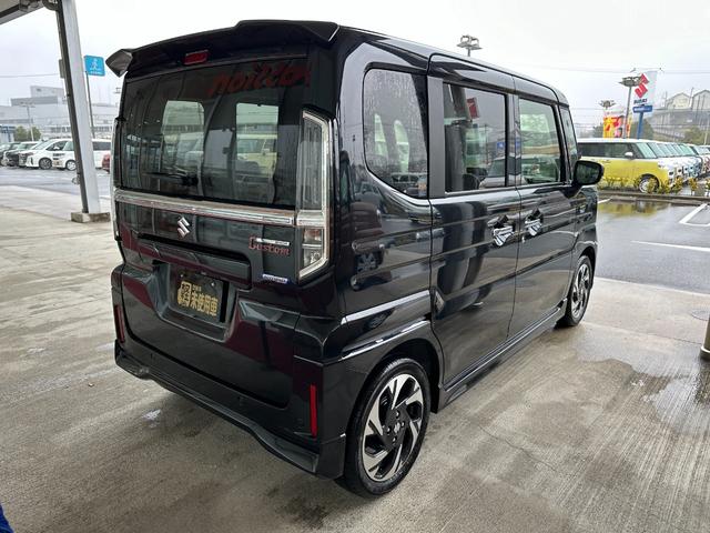 スペーシアカスタム ハイブリッドＸＳ　新型　届出済未使用車　両側電動スライドドア　アダクティブクルーズコントロール　アイドリングストップ　電動格納ドアミラー　スマートキー　アルミホイール　シートヒーター　衝突被害軽減ブレーキ（6枚目）