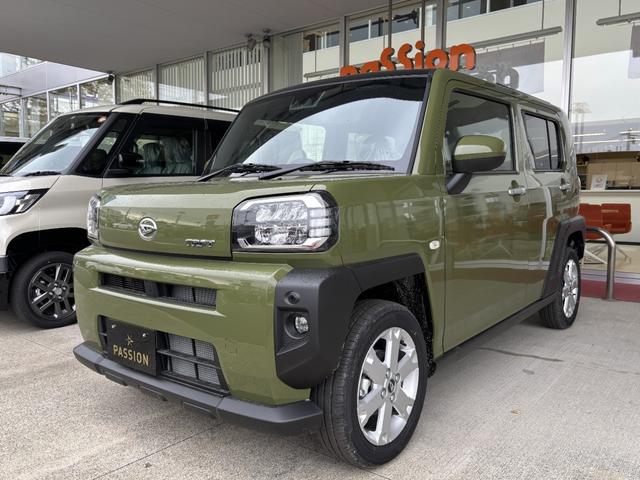 タフト Ｇ　届出済未使用車　衝突被害軽減ブレーキ　コーナーセンサー　スマートキー　電子パーキング　シートヒーター　ＬＥＤヘッドライト　ルーフレール　アイドリングストップ　アルミホイール　バックカメラ（4枚目）