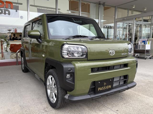 タフト Ｇ　届出済未使用車　衝突被害軽減ブレーキ　コーナーセンサー　スマートキー　電子パーキング　シートヒーター　ＬＥＤヘッドライト　ルーフレール　アイドリングストップ　アルミホイール　バックカメラ（6枚目）