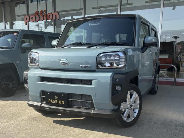 タフト Ｇ　届出済未使用車　衝突被害軽減ブレーキ　コーナーセンサー　スマートキー　電子パーキング　シートヒーター　ＬＥＤヘッドライト　ルーフレール　アイドリングストップ　アルミホイール　バックカメラ（3枚目）