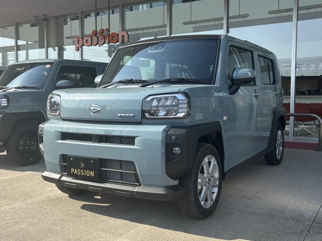 タフト Ｇ　届出済未使用車　衝突被害軽減ブレーキ　コーナーセンサー　スマートキー　電子パーキング　シートヒーター　ＬＥＤヘッドライト　ルーフレール　アイドリングストップ　アルミホイール　バックカメラ（4枚目）