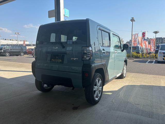 タフト Ｇ　届出済未使用車　衝突被害軽減ブレーキ　コーナーセンサー　スマートキー　電子パーキング　シートヒーター　ＬＥＤヘッドライト　ルーフレール　アイドリングストップ　アルミホイール　バックカメラ（7枚目）