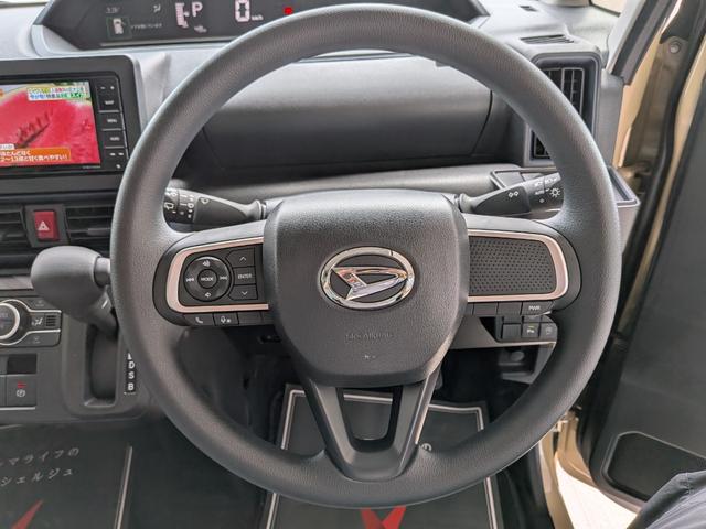 タント Ｘ　届出済未使用車　片側電動スライドドア　パナソニックナビ　　アイドリングストップ　衝突被害軽減ブレーキ　コーナーセンサー　スマートキー　横滑り防止機能　オートエアコン　ＬＥＤヘッドライト　バックカメラ（14枚目）