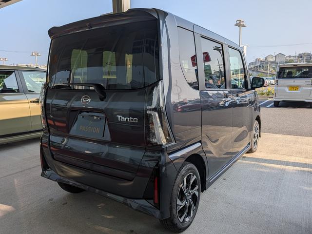タント カスタムＸ　届出済未使用車　両側電動スライドドア　衝突被害軽減ブレーキ　コーナーセンサー　スマートキー　アルミホイール　アイドリングストップ　バックカメラ　ＬＥＤヘッドライト　シートヒーター　電動格納ドアミラー（7枚目）