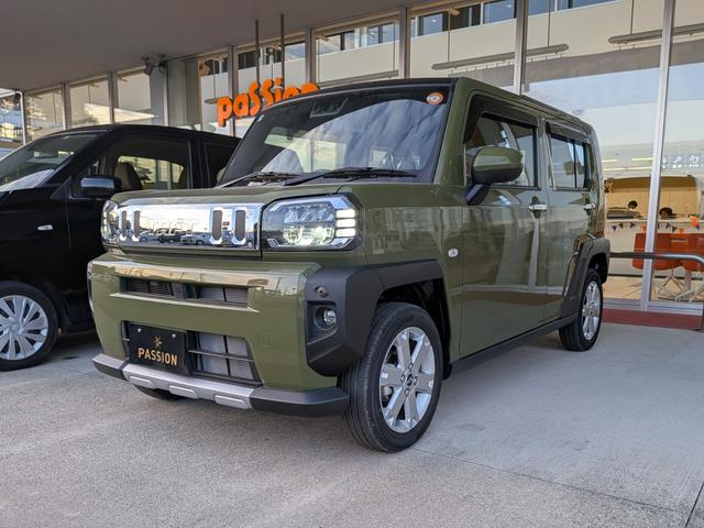 タフト G クロムベンチャー 届出済未使用車 衝突被害軽減ブレーキ コーナーセンサー スマートキー バックカメラ LEDヘッドライト アルミホイール アイドリングストップ シートヒーター 電動格納ドアミラー 電子パーキング(5枚目)