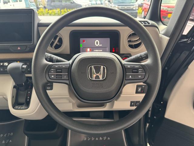 Ｎ－ＢＯＸ ベースグレード　片側電動スライドドア　衝突被害軽減ブレーキ　コーナーセンサー　アダクティブクルーズコントロール　アイドリングストップ　スマートキー　ＬＥＤヘッドライト　チップアップシート　バックカメラ　届出済未使用車（15枚目）