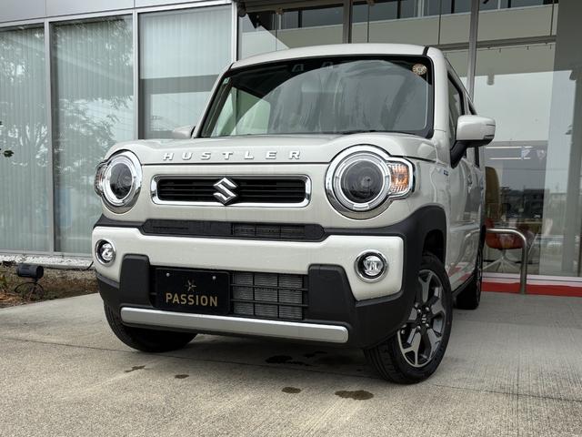 ハスラー ハイブリッドＸ　届出済未使用車　衝突被害軽減ブレーキ　コーナーセンサー　スマートキー　シートヒーター　アダクティブクルーズコントロール　アイドリングストップ　アルミホイール　ＬＥＤヘッドライト　電動格納ドアミラー（4枚目）