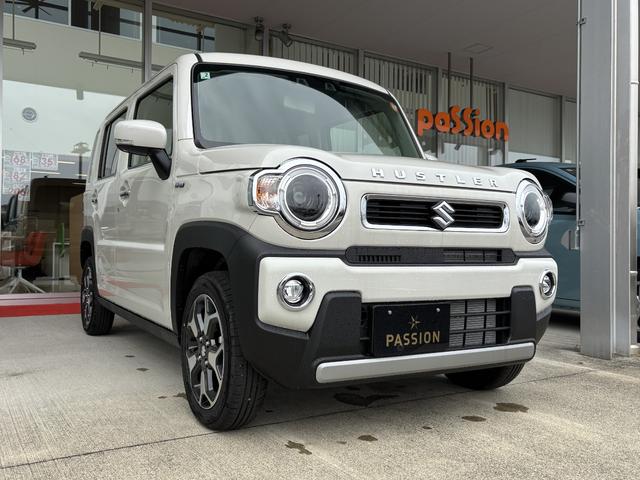 ハスラー ハイブリッドＸ　届出済未使用車　衝突被害軽減ブレーキ　コーナーセンサー　スマートキー　シートヒーター　アダクティブクルーズコントロール　アイドリングストップ　アルミホイール　ＬＥＤヘッドライト　電動格納ドアミラー（7枚目）