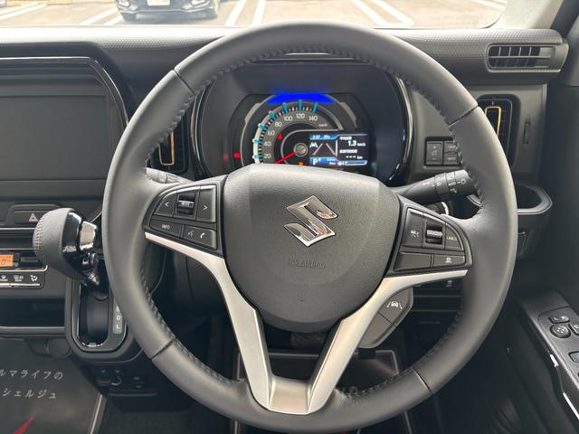 ハスラー ハイブリッドＸ　届出済未使用車　衝突被害軽減ブレーキ　コーナーセンサー　スマートキー　シートヒーター　アダクティブクルーズコントロール　アイドリングストップ　アルミホイール　ＬＥＤヘッドライト　電動格納ドアミラー（15枚目）