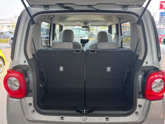 ムーヴキャンバス ストライプスＸ　届出済未使用車　両側電動スライドドア　スマートキー　コーナーセンサー　衝突被害軽減ブレーキ　電動格納ドアミラー　ベンチシート　アイドリングストップ　横滑り防止機能　オートエアコン　光軸調整機能（11枚目）