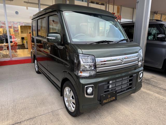 エブリイワゴン ＰＺターボ　届出済未使用車　両側電動スライドドア　衝突被害軽減ブレーキ　コーナーセンサー　スマートキー　シートヒーター　ＬＥＤヘッドライト　電動格納ドアミラー　アイドリングストップ　アルミホイール　オートエアコン（7枚目）