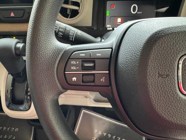 Ｎ－ＢＯＸ ベースグレード　届出済未使用車　片側電動スライドドア　衝突被害軽減ブレーキ　コーナーセンサー　アダクティブクルーズコントロール　アイドリングストップ　スマートキー　ＬＥＤヘッドライト　チップアップシート　バックカメラ（14枚目）