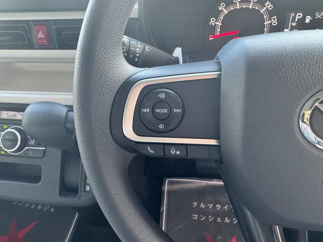 ムーヴキャンバス ストライプスＸ　届出済未使用車　両側電動スライドドア　スマートキー　コーナーセンサー　衝突被害軽減ブレーキ　電動格納ドアミラー　ベンチシート　アイドリングストップ　横滑り防止機能　オートエアコン　光軸調整機能（16枚目）